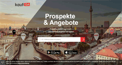 Desktop Screenshot of kaufda.de